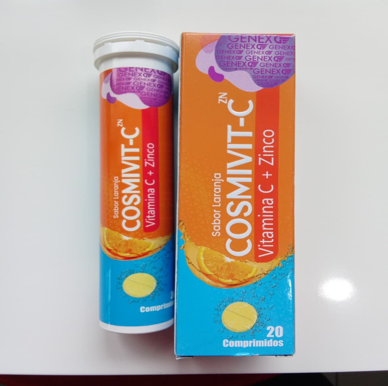 Cosmivit-C – Vitamin C + Zinc Effervescent Tablets