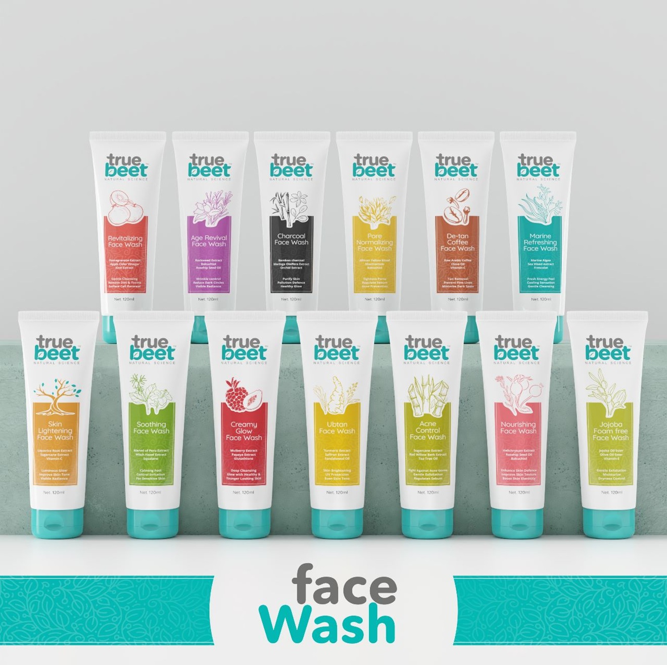 True Beet Face Wash Range