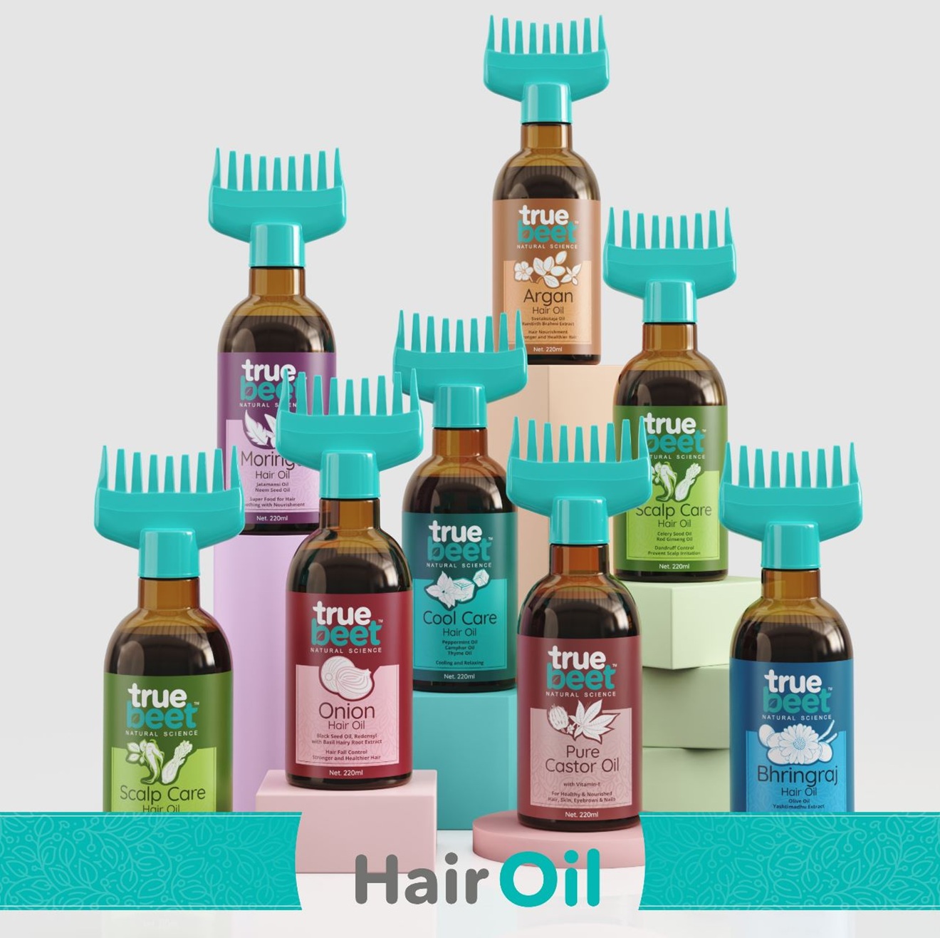 True Beet Hair Oil Range
